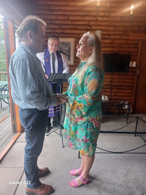 Wedding ceremony by Dr. Gerrit Rademeyer in Burgersfort