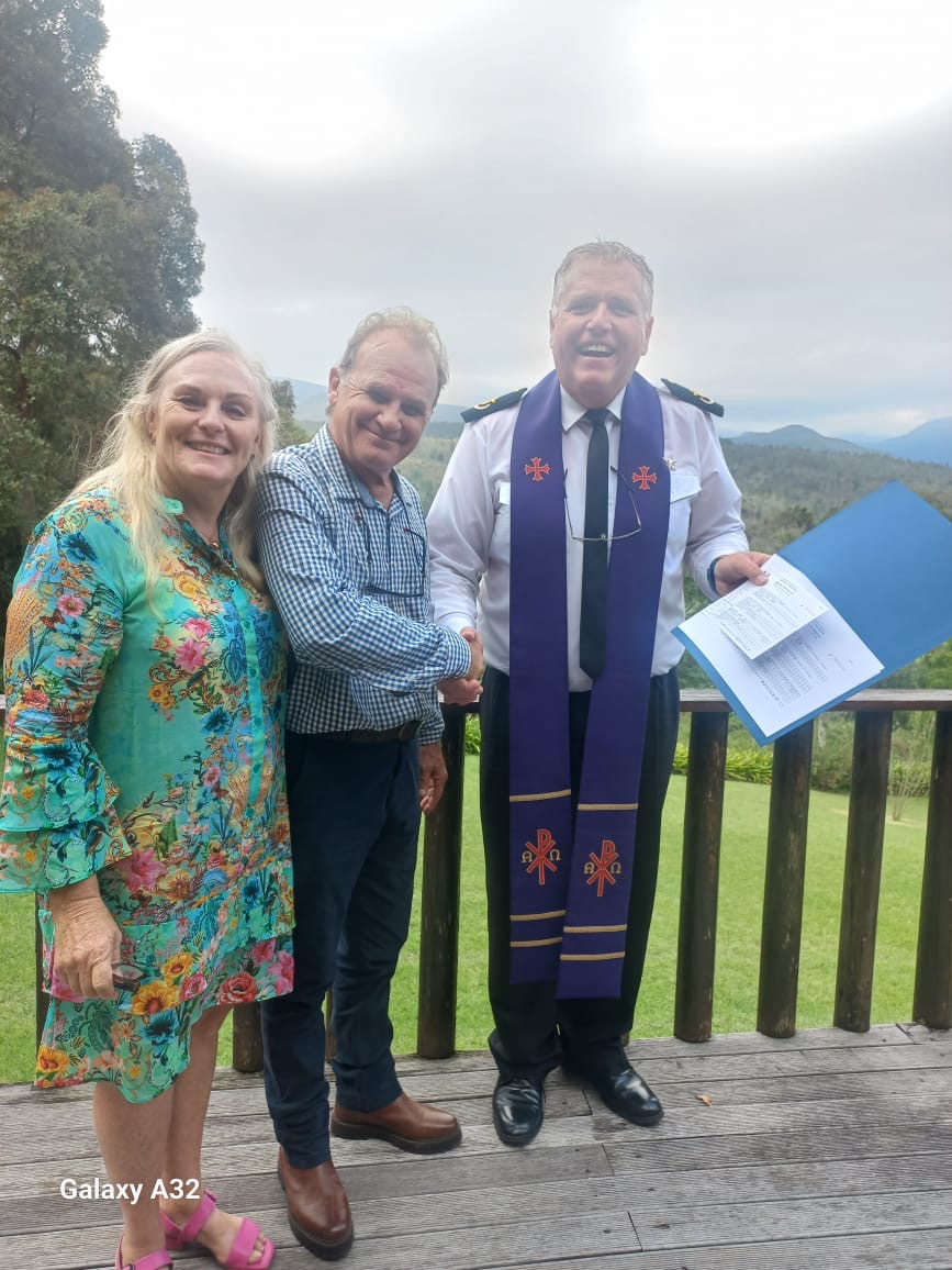 Wedding ceremony by Dr. Gerrit Rademeyer in Burgersfort