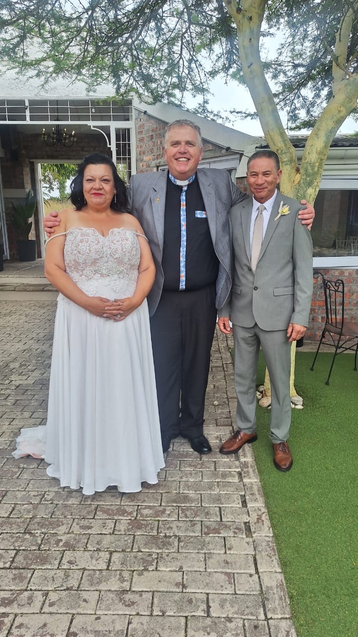 Wedding ceremony by Dr. Gerrit Rademeyer in Burgersfort