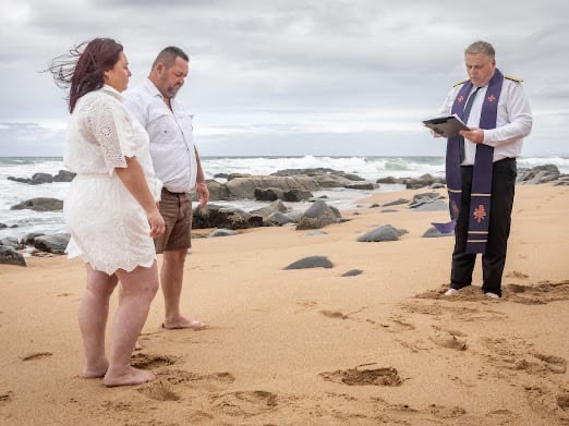 Wedding ceremony by Dr. Gerrit Rademeyer in Burgersfort