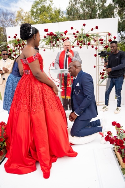 Wedding ceremony by Dr. Gerrit Rademeyer in Burgersfort