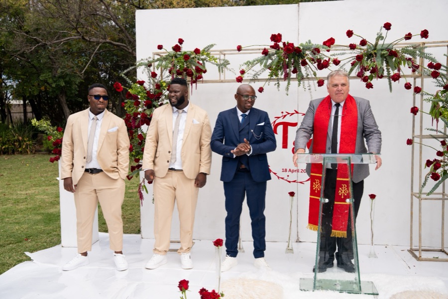 Wedding ceremony by Dr. Gerrit Rademeyer in Burgersfort
